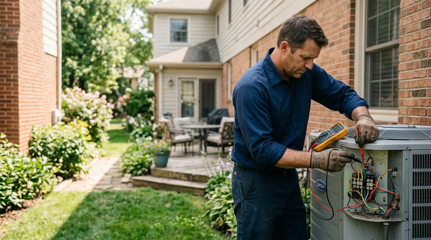 HVAC technician working near Dulac, LA